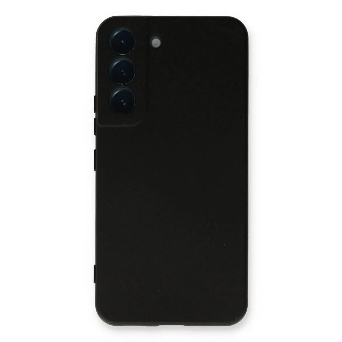 Samsung Galaxy S23 Kılıf Nano İçi Kadife Silikon - Siyah