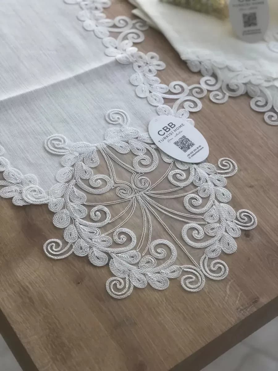 Sofra Takımı 26 Parça Anna Model Yemek Takımı Örtüsü Dertsiz 160 x 220 cm Masa Örtüsü