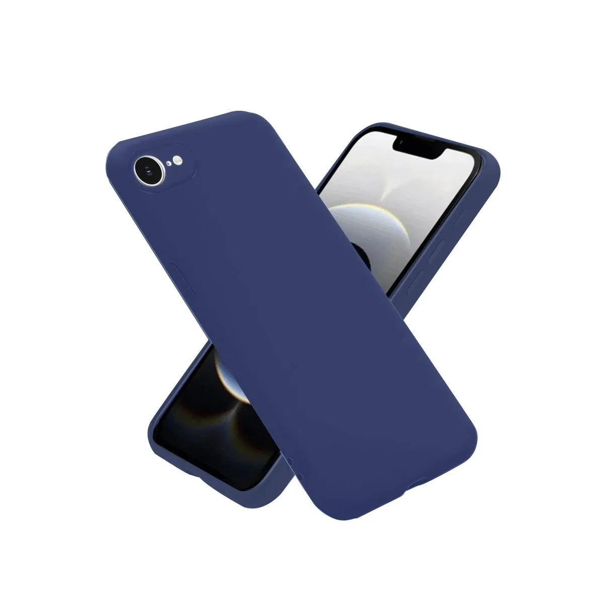 Apple İphone 16e Kılıf First Silikon - Lacivert