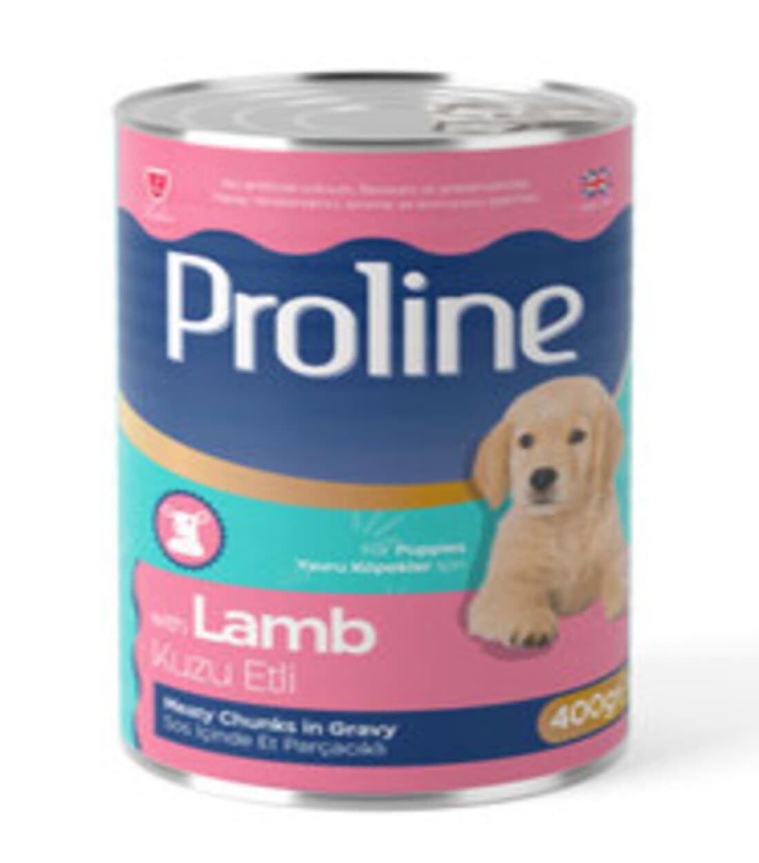 Proline Puppy Kuzu Etli Soslu Et Parçalı Yavru Köpek Konservesi 400 Gr