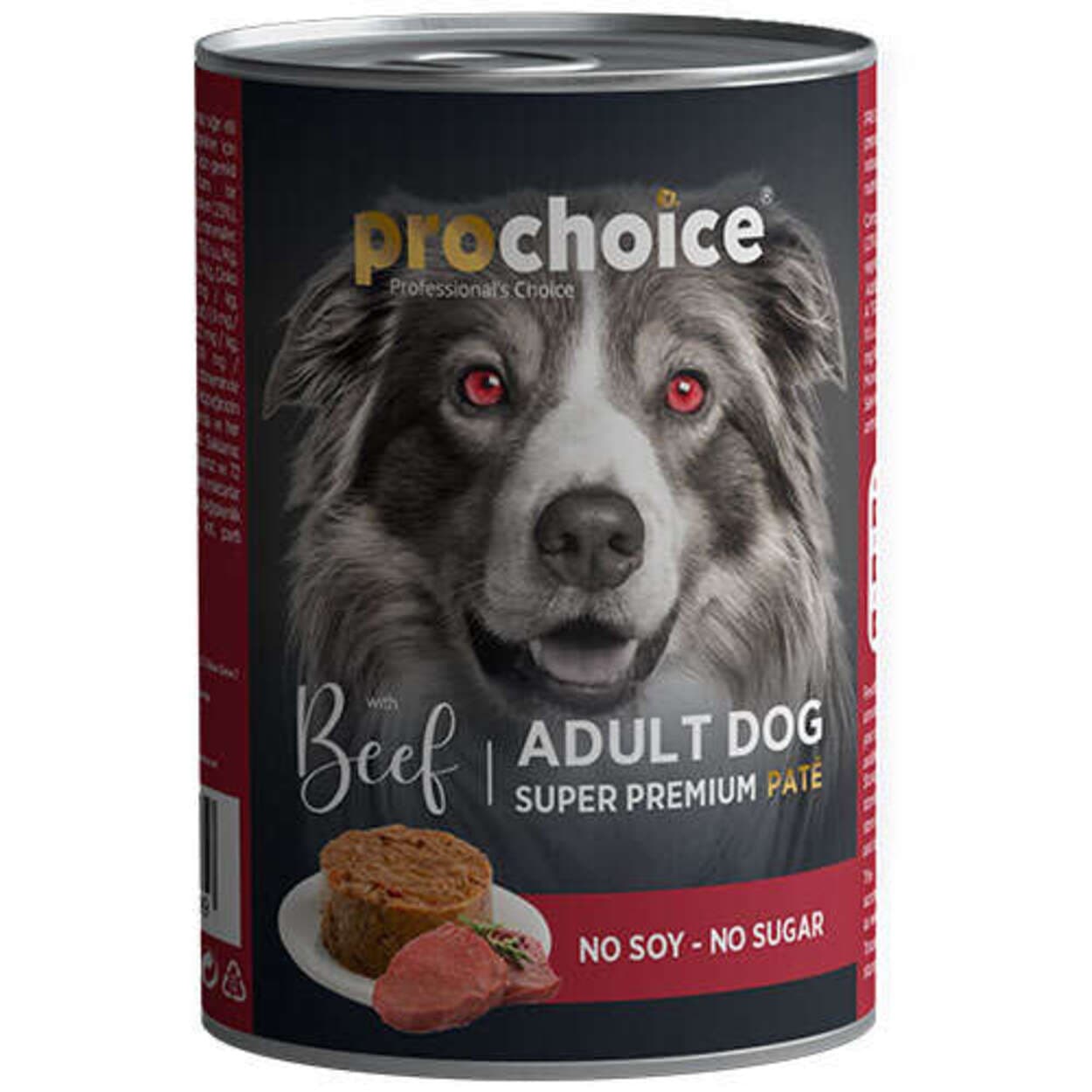 Pro Choice Beef Biftek Etli Tahılsız Köpek Konservesi 400 Gr