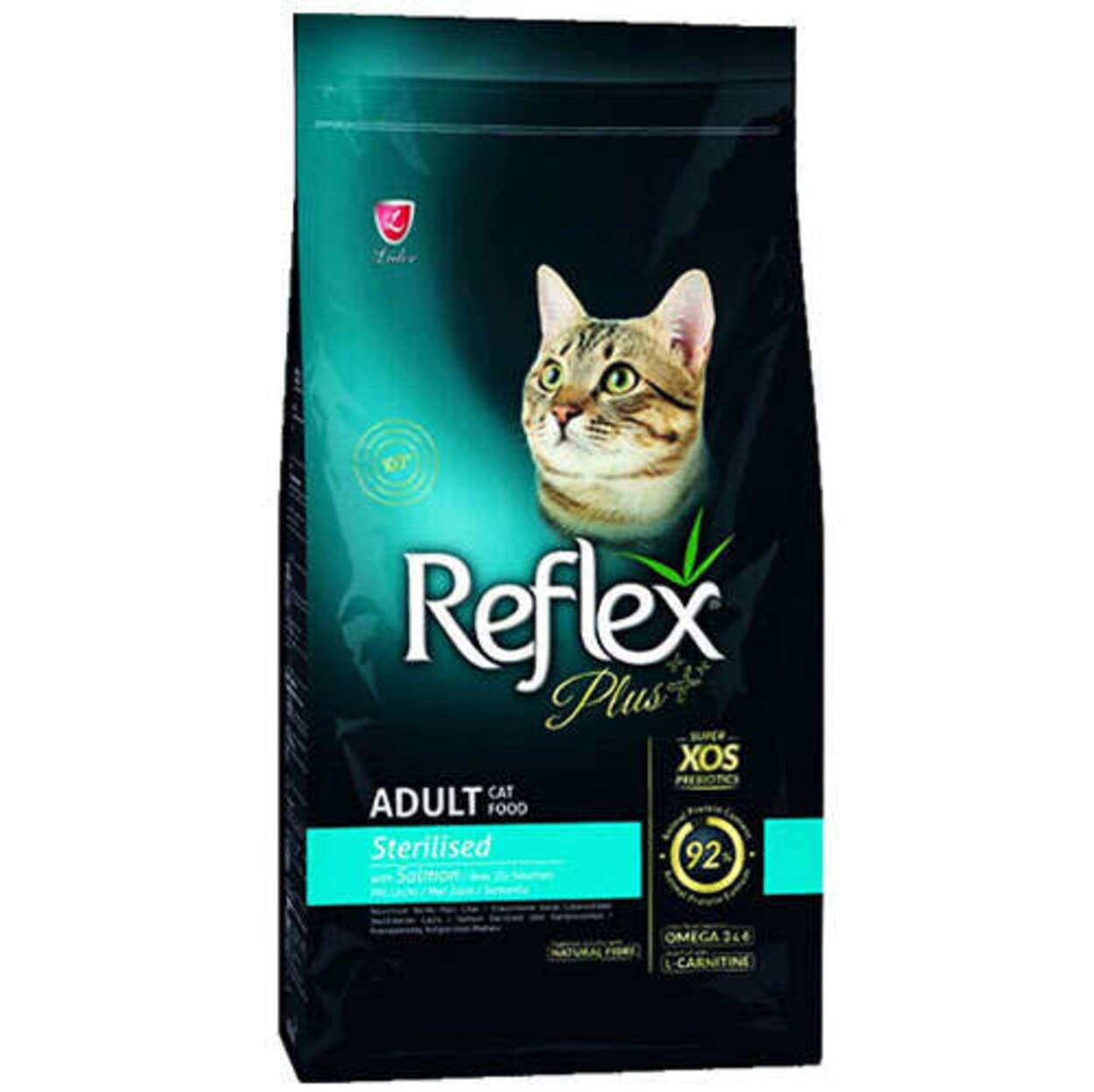Reflex Plus Sterilised Somonlu Kısırlaştırılmış Kedi Maması 1,5 Kg