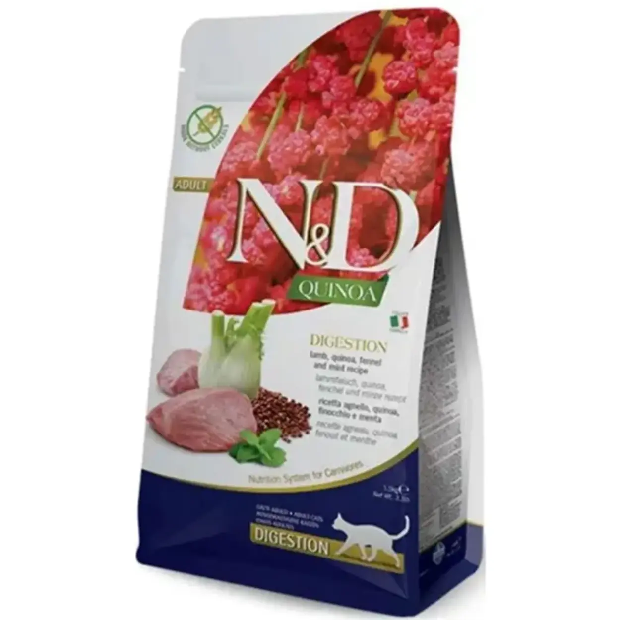 ND Quinoa Digestion Kuzu Kinoa Hassas Sindirim Kedi Maması 1,5 Kg