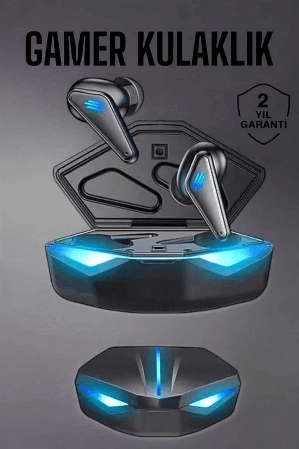 Bluetooth Kulaklığı Led Işıklı Kablosuz ANC Özelliği