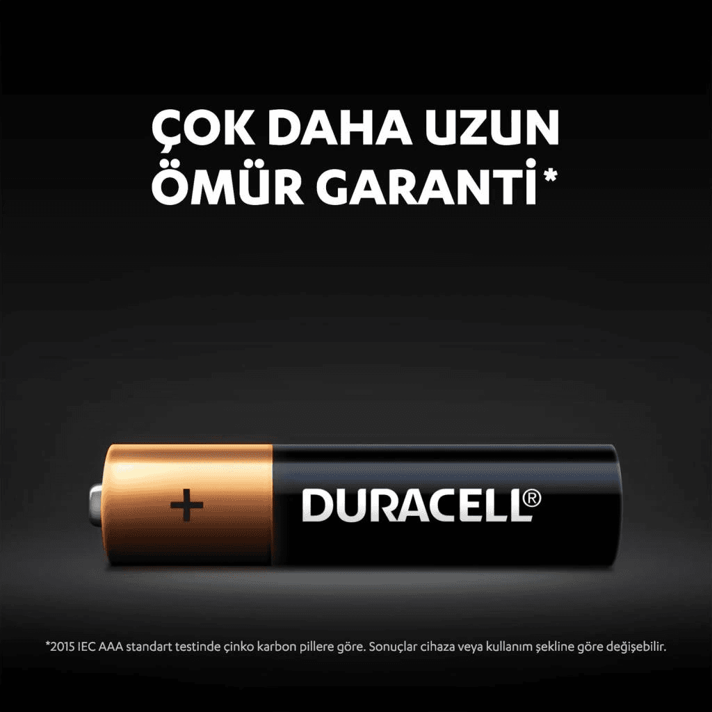 4'Lü AAA İnce Kalem Pil