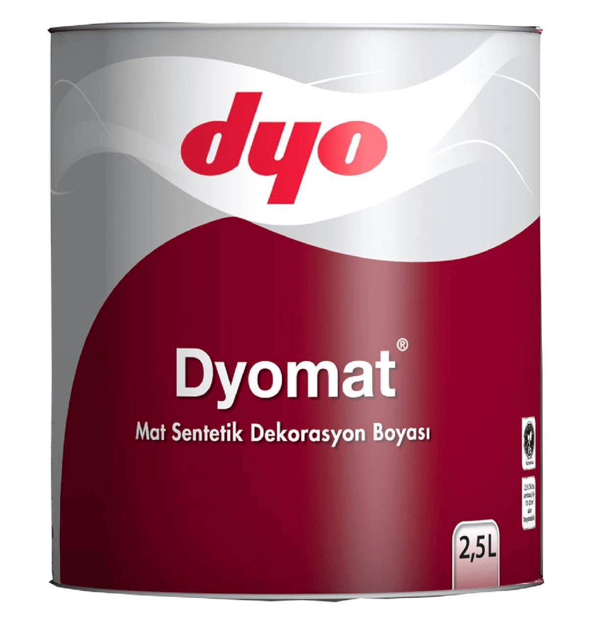 mat Mat Dekorasyon Boyası 2,5 Litre Siyah