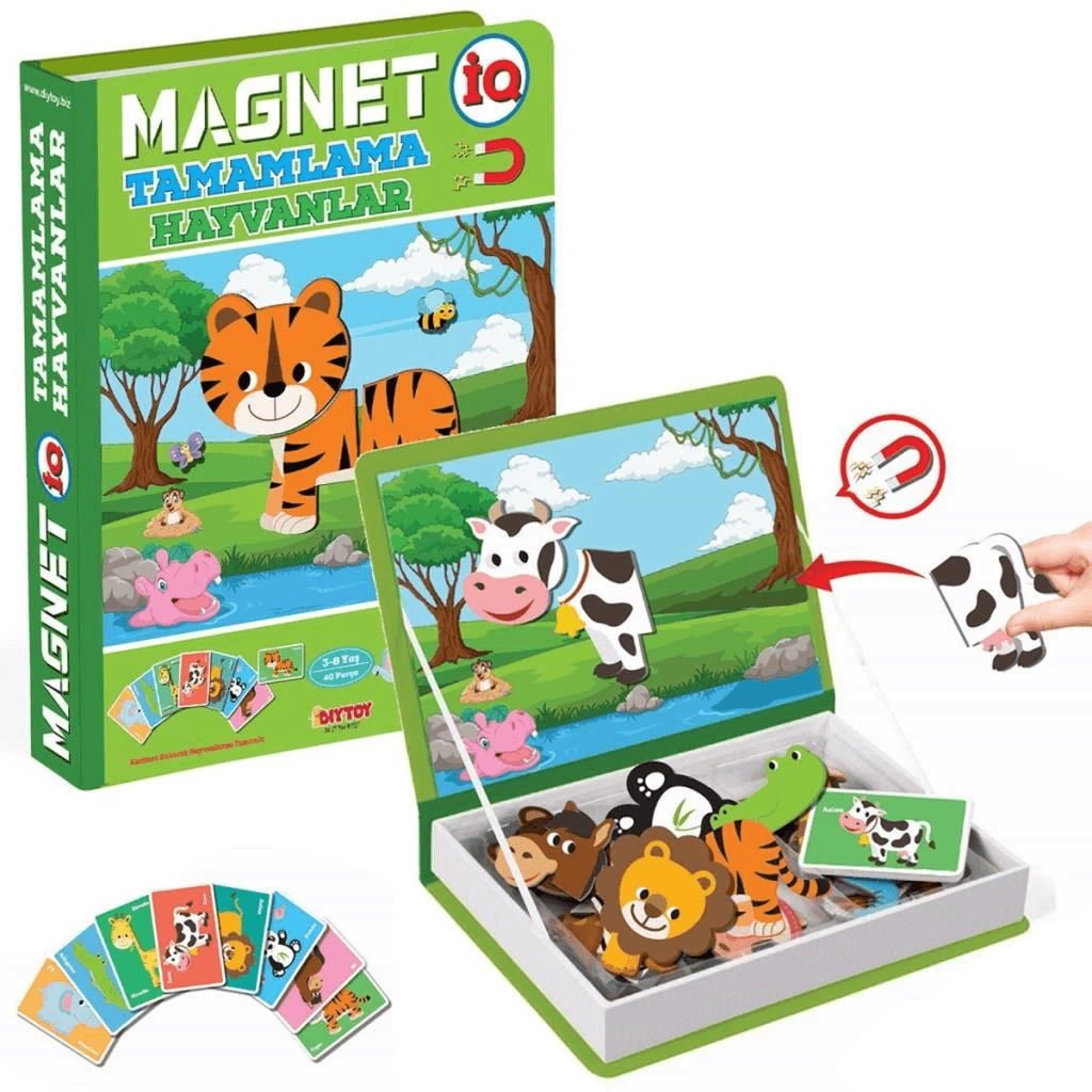1512 Magnet Tamamlama - Hayvanlar/ +3 yaş