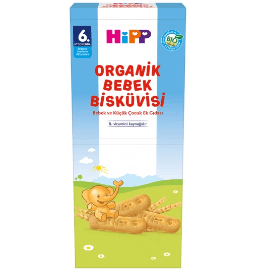 Organik Bebek Bisküvisi 180 Gr