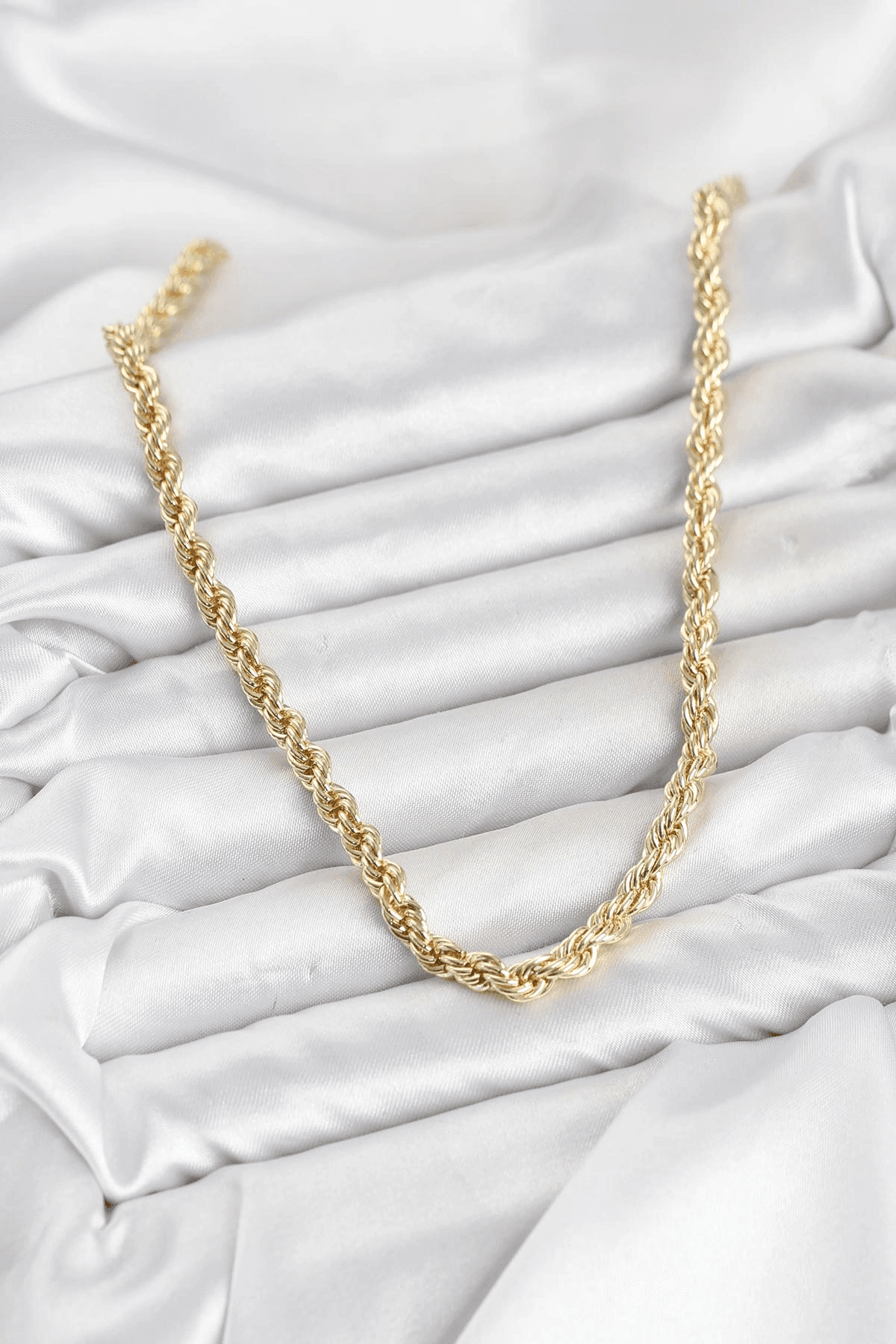 CM Burgu Model Gold Renk Pirinç 60 cm Kadın Kolye