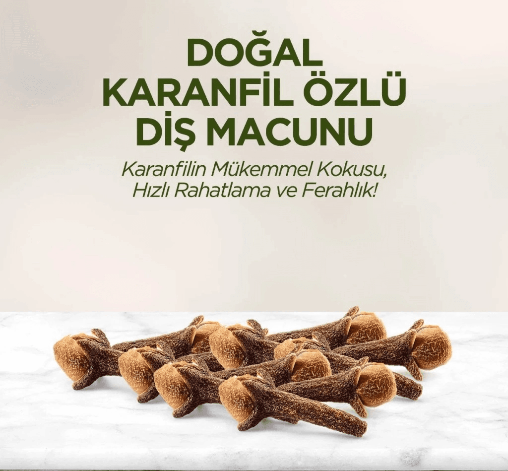 Doğal Diş Macunu 90 Gr Karanfil