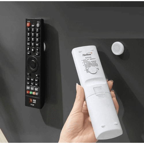 Yapışkanlı Mıknatıslı Çok Amaçlı Kumanda ve Telefon Tutucu