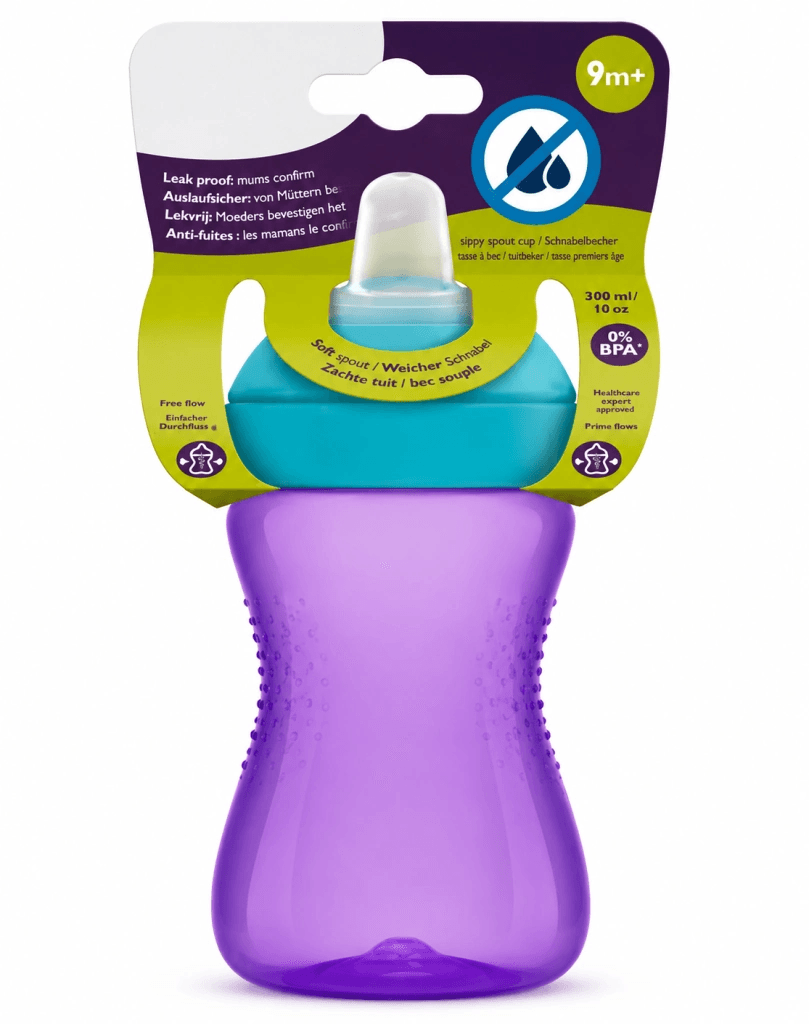 Yumuşak Uçlu Bardak 300 ml Mor