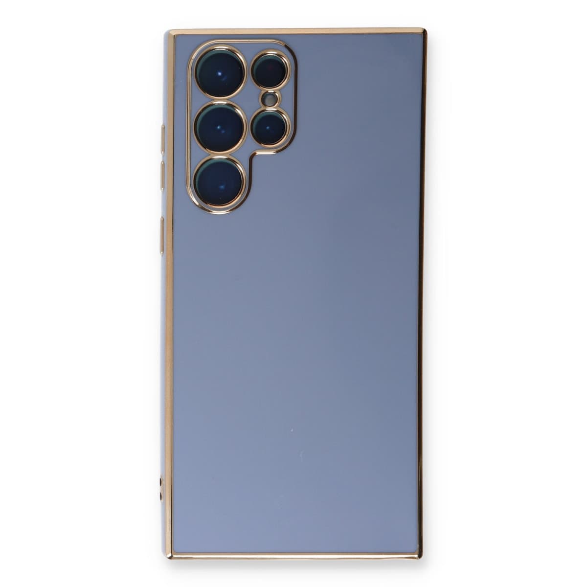 Galaxy S22 Ultra Kılıf Volet Silikon - Mavi