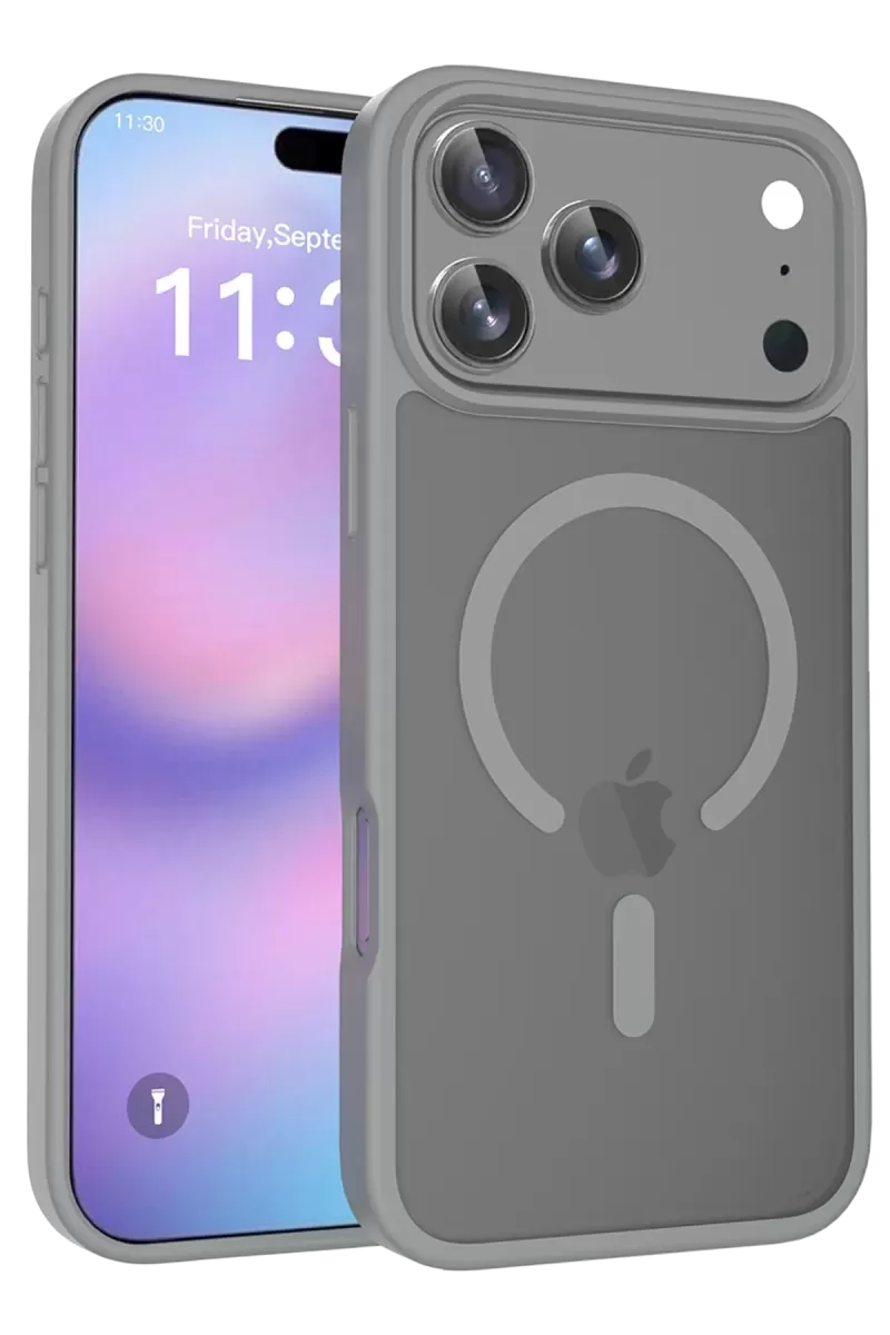 iPhone 17 Pro Max Jota Magsafe Kapak - Titan Gri