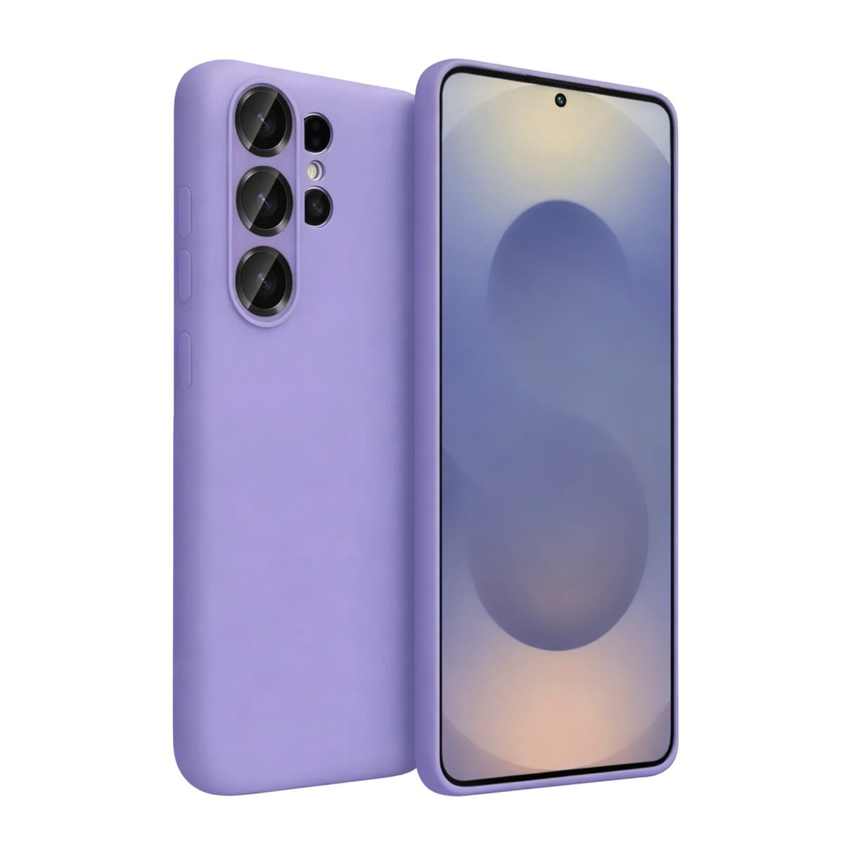 Galaxy S26 Ultra Nano içi Kadife Silikon - Lila