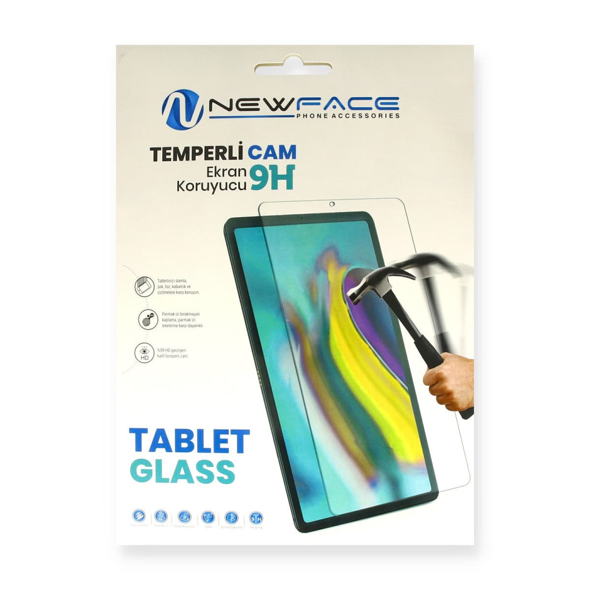 Galaxy T560 Tab E 9.7 Tablet Cam Ekran Koruyucu