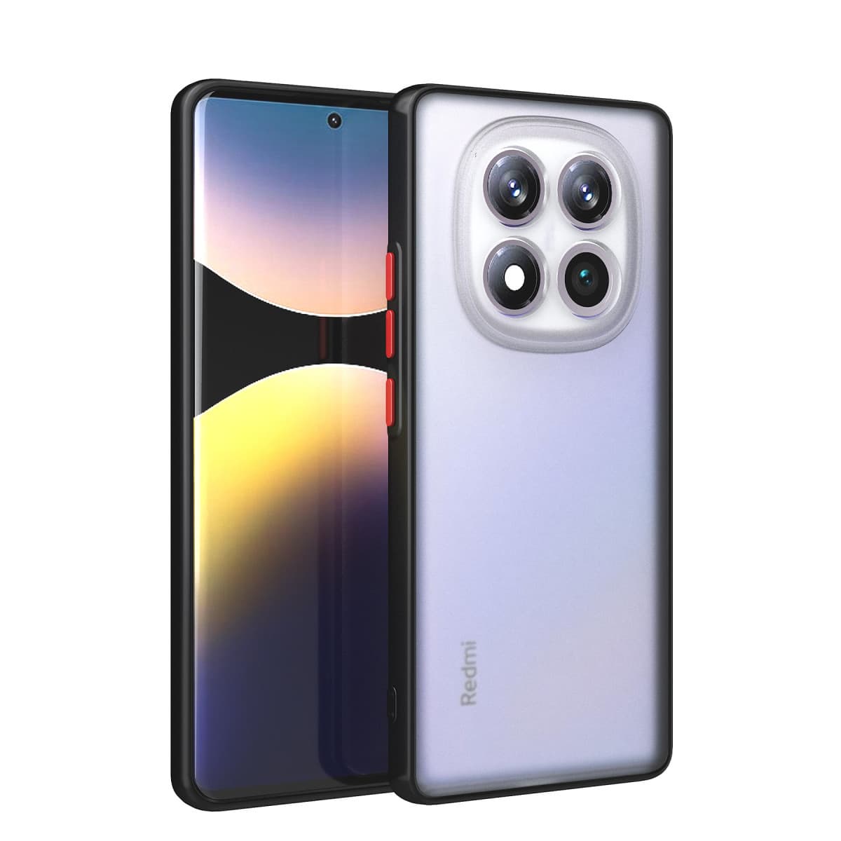 Note 14 Pro Plus Kılıf Montreal Silikon Kapak - Siyah