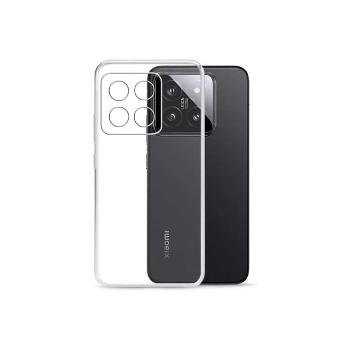 Mi 14T Pro Kılıf Lüx Şeffaf Silikon