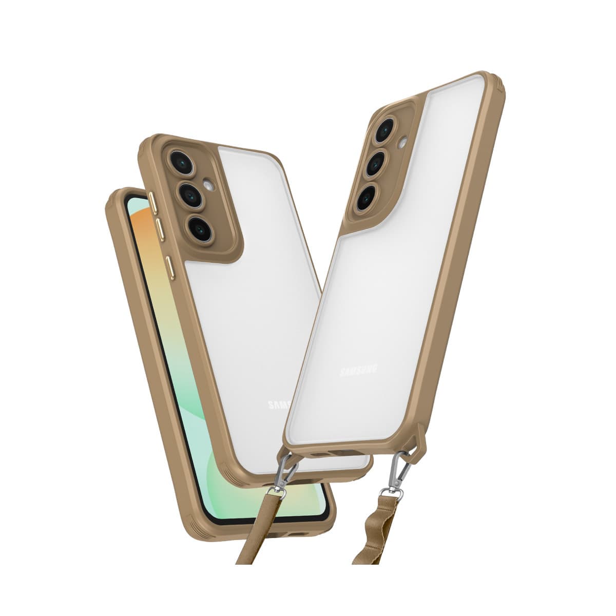 Galaxy A35 5G Kılıf Penta Silikon Kılıf - Çöl Titanyum