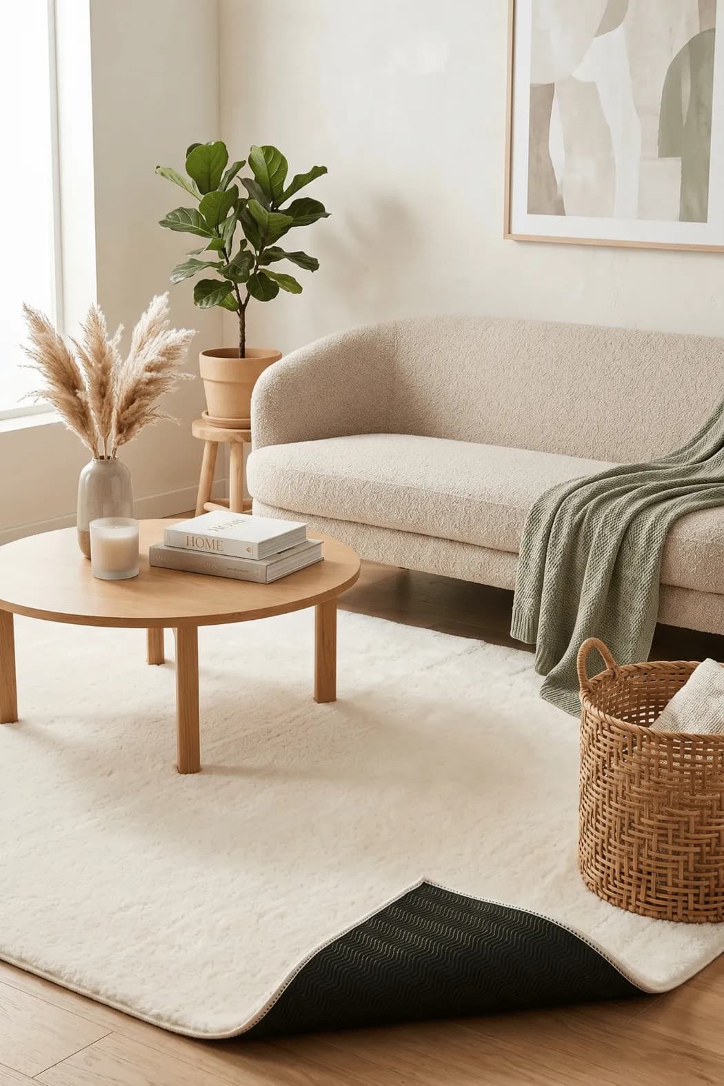 YoudayHomeCollection POLY Peluş Halı Model Oturma Odası Halısı