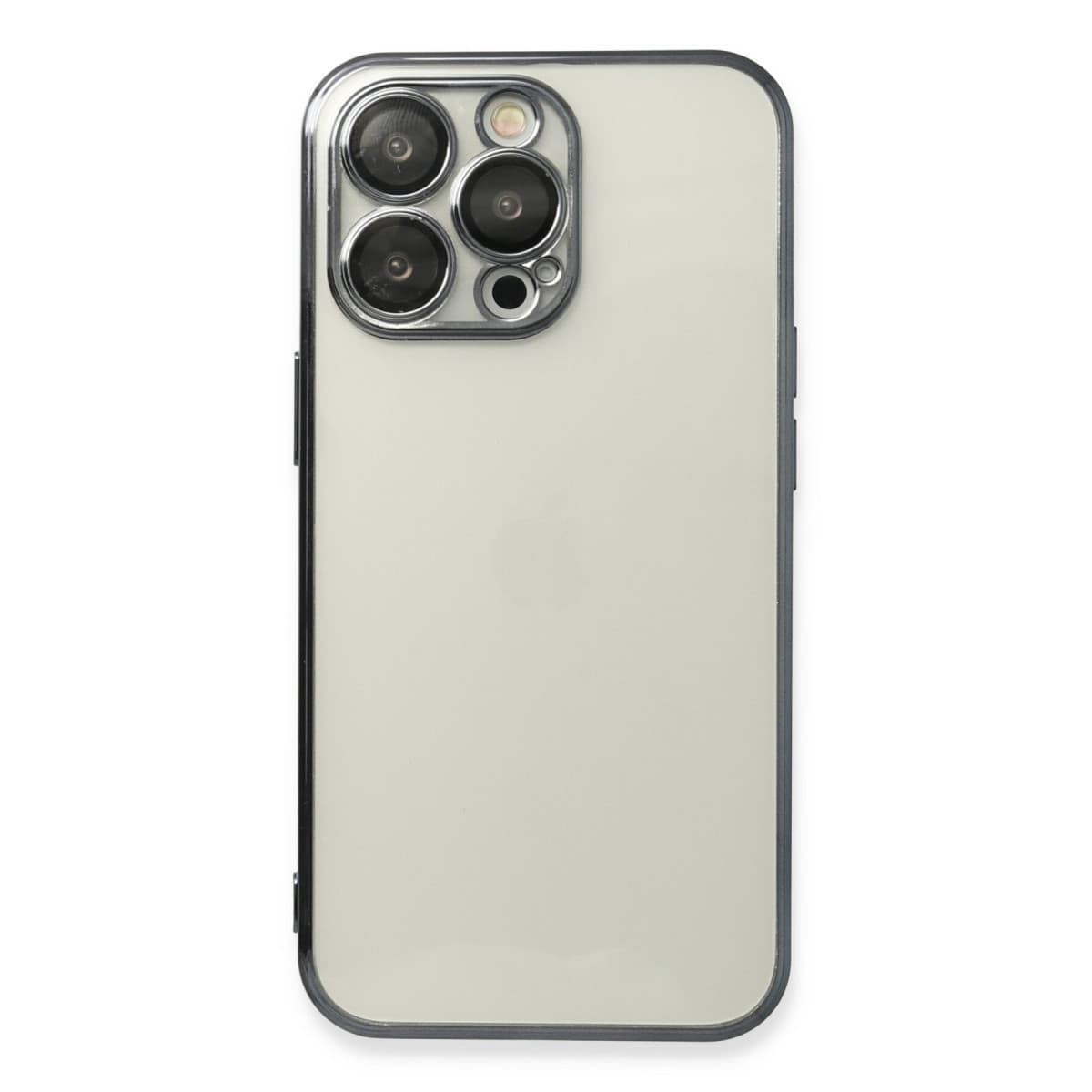 iPhone 14 Pro Max Kılıf Razer Lensli Silikon - Siyah