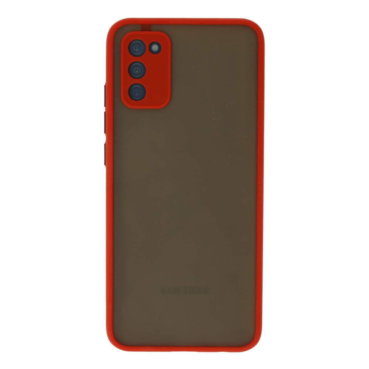 Galaxy A03S Kılıf Montreal Silikon Kapak - Kırmızı