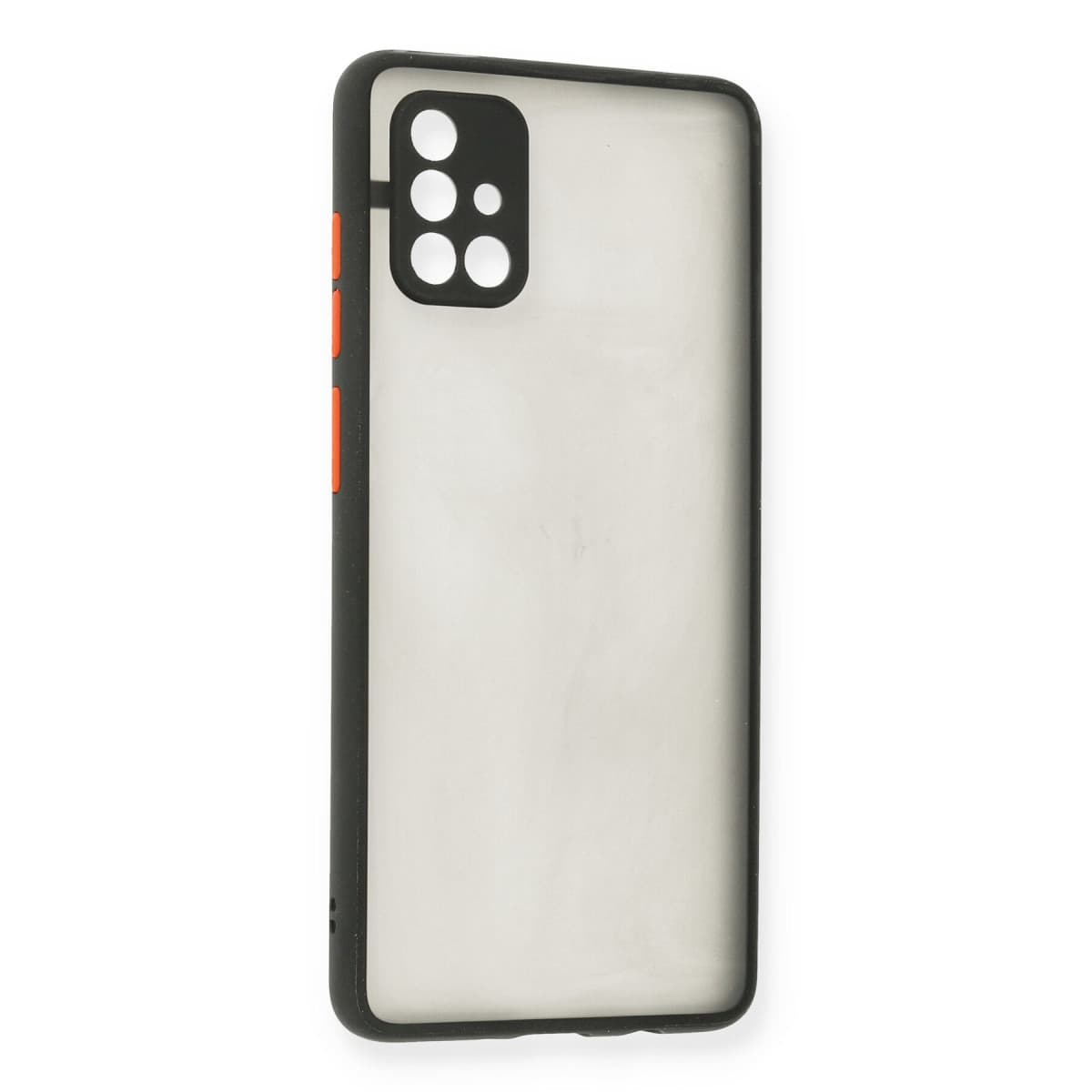 Galaxy A71 Kılıf Montreal Silikon Kapak - Siyah