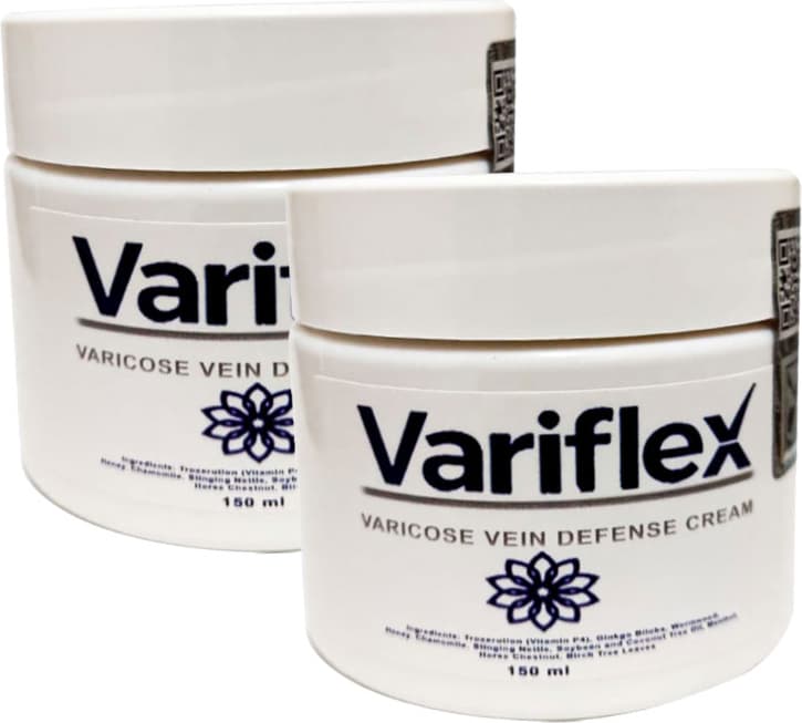 Variflex Varicose Vein Defense Cream 150 ml Bacak Kremi 2 Adet