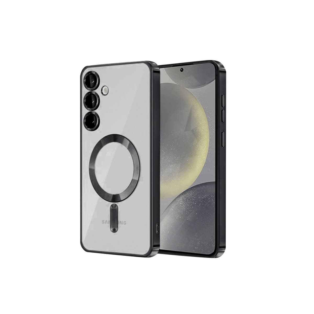 Galaxy S24 Kılıf Kross Magneticsafe Kapak - Siyah