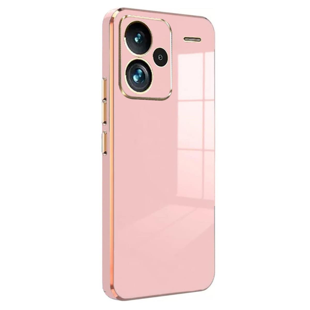 Note 13 Pro Plus Kılıf Volet Silikon - Pembe