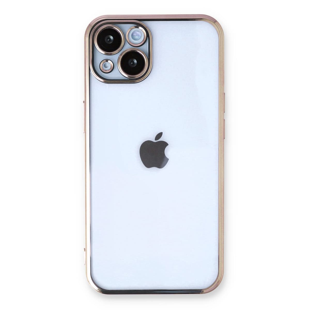 iPhone 14 Plus Kılıf Razer Lensli Silikon - Gold