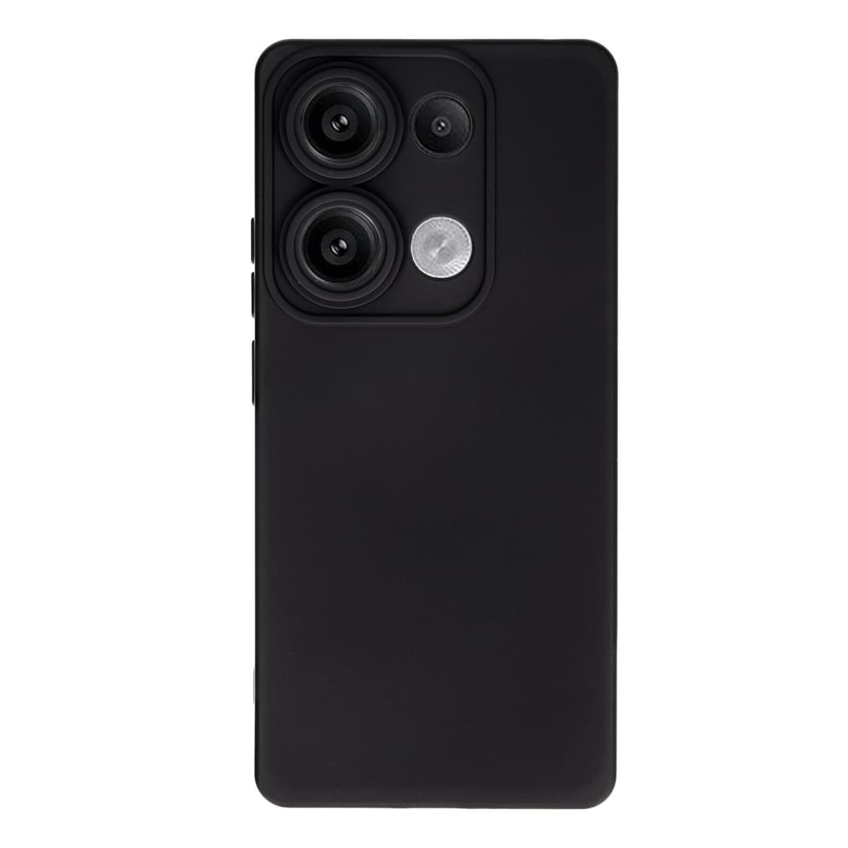 Note 13 4G Kılıf Nano içi Kadife Silikon - Siyah
