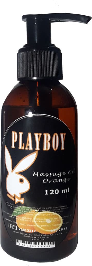 Playboy Orange Flavored Massage Oil Portakal Aromalı Vücut Masaj Yağı 120 ml 1 Adet