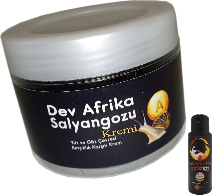 Giant Anti-Aging Kasutra:28 Dev Afrikasalyangozu 100ML Kremi + L.kamasutra Analrenk Ton Kremi Bay Bayan 60 ml