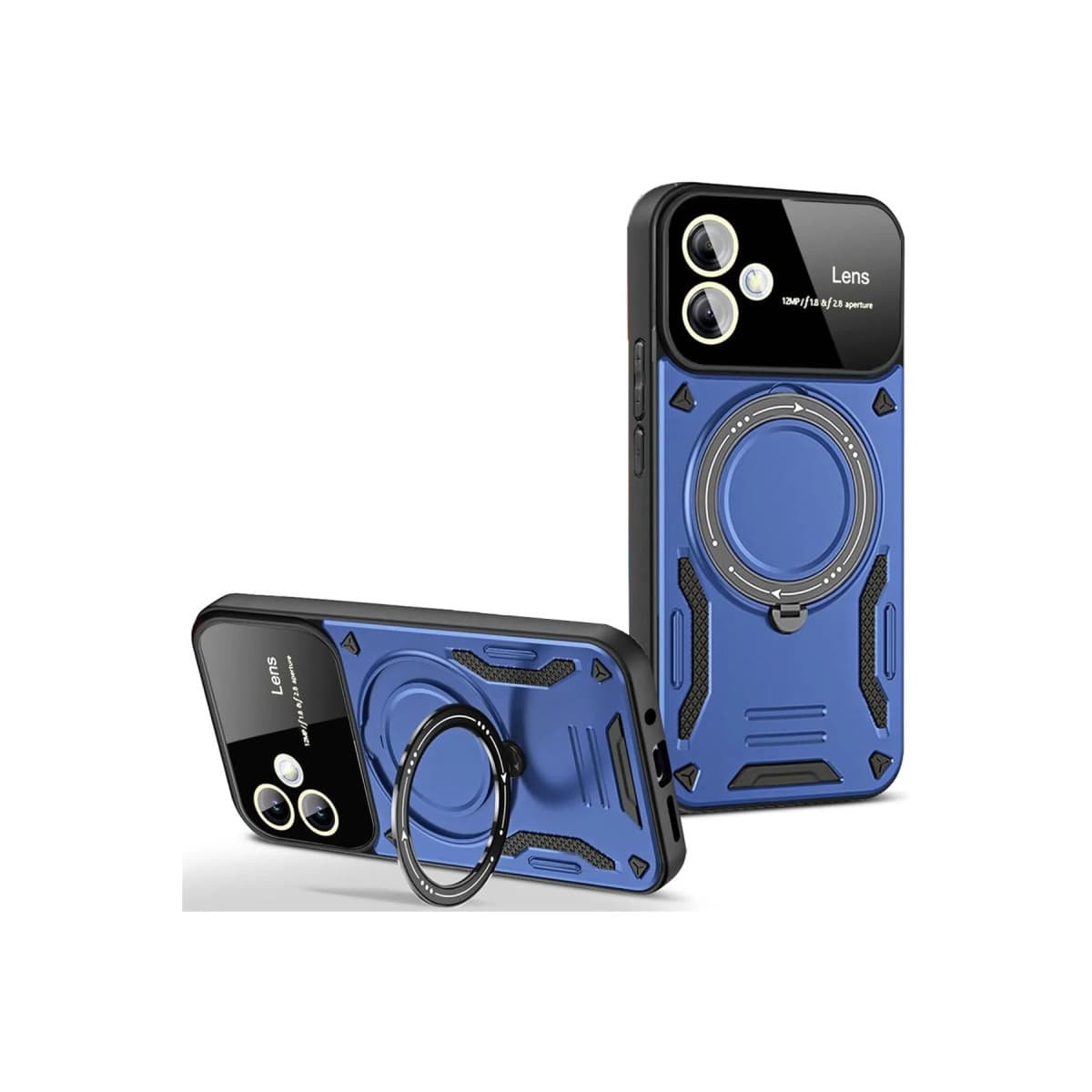Galaxy A06 Kılıf Joy Lens Standlı Kapak - Lacivert