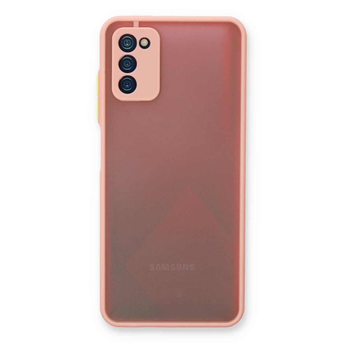 Galaxy A03S Kılıf Montreal Silikon Kapak - Pembe