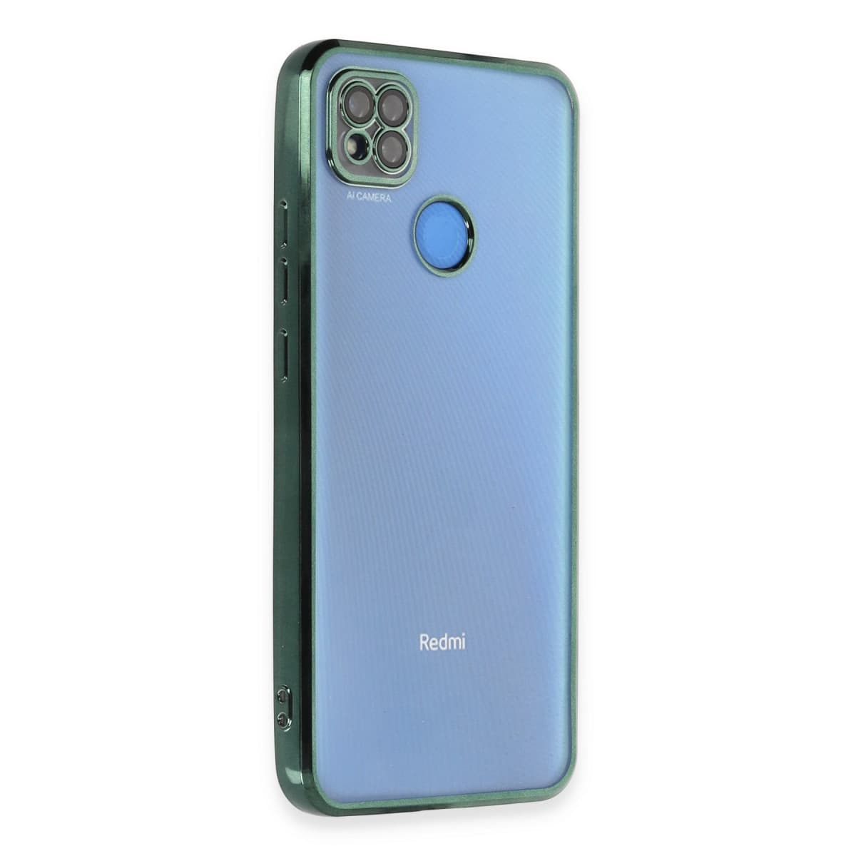 9C Kılıf Razer Lensli Silikon - Yeşil