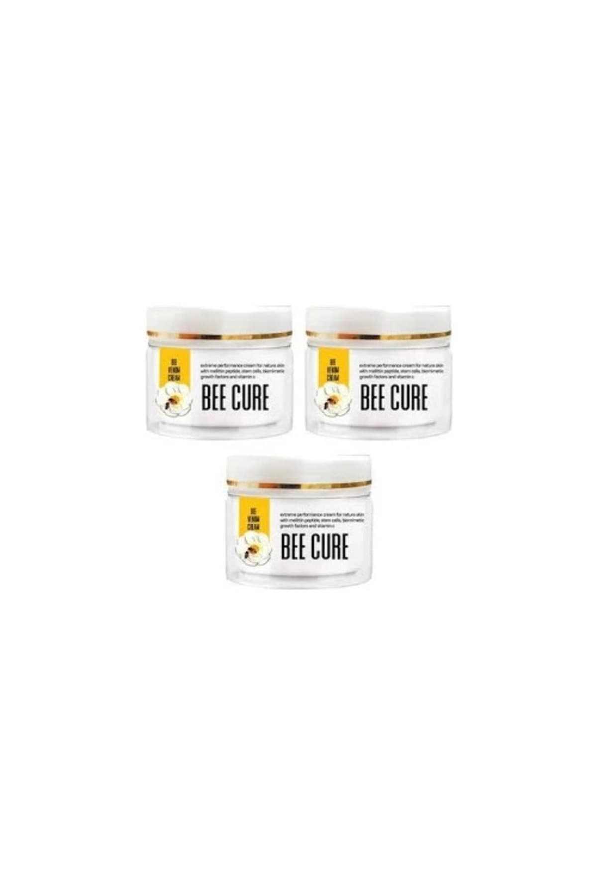 Bee Cure 3 Kutu Arı Zehri Kremi Beecure Arı Zehiri Kremi Relaxing Cream 3 x 50 ml