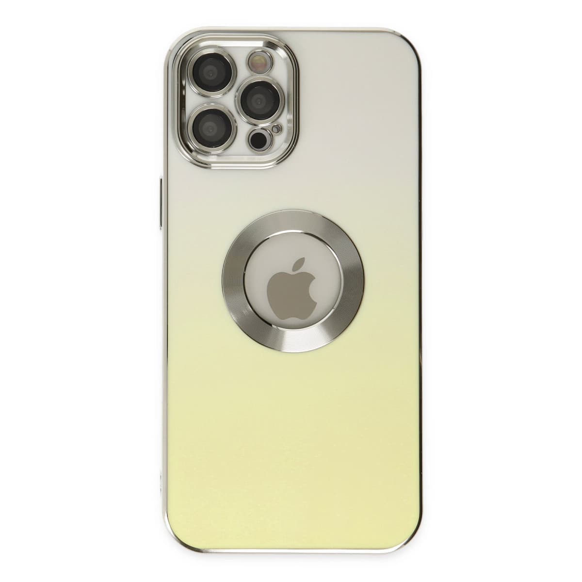 iPhone 12 Pro Max Kılıf Best Silikon - Sarı