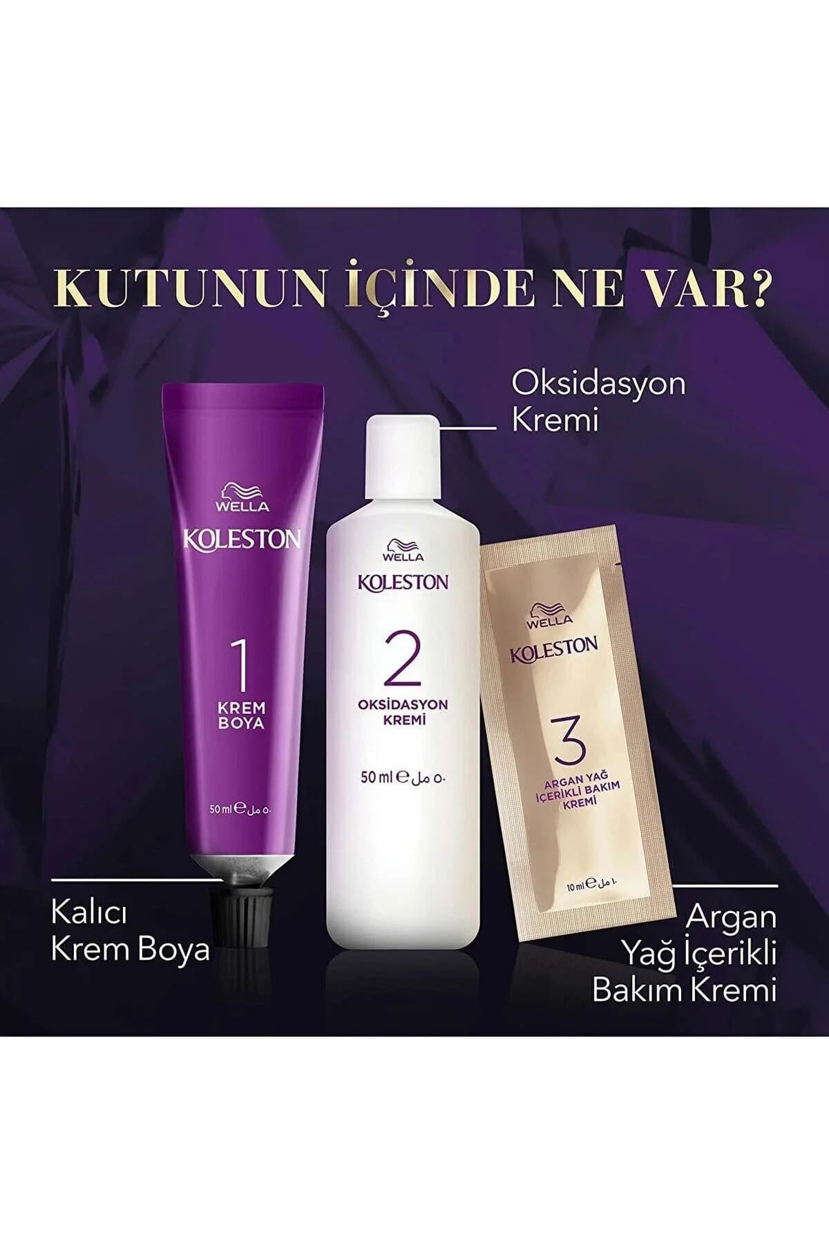 KOLESTON İNTENSE SAÇ BOYASI & NO: 5/1 EKSTRA KÜLLÜ KAHVE