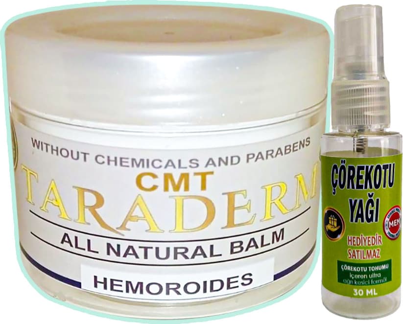 Taraderm Bakım Kremi 100 ml + Çörek Otu Yağı 30 ml