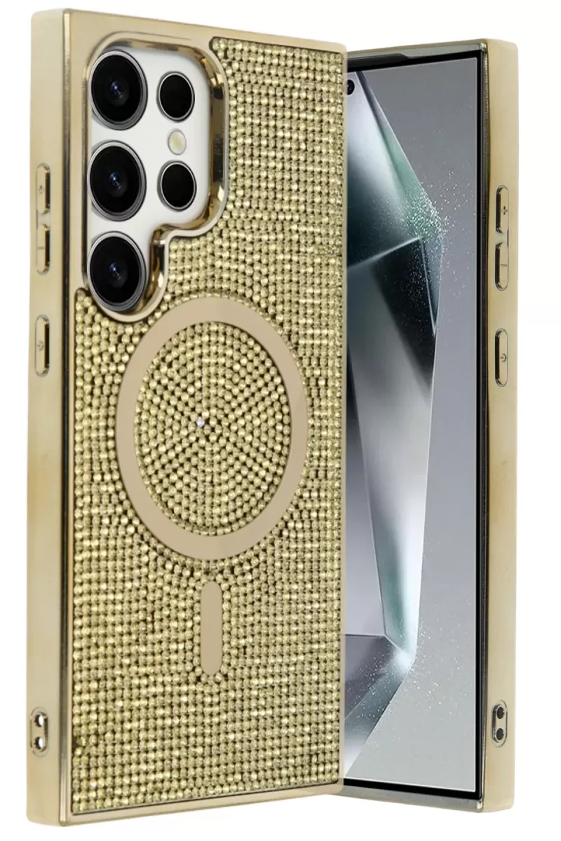 Galaxy S25 Ultra Helen Magsafe Kapak - Gold