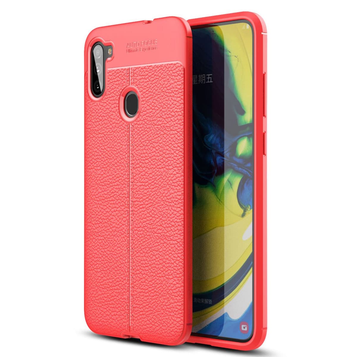 Galaxy A11 Kılıf Auto Focus Kapak - Kırmızı