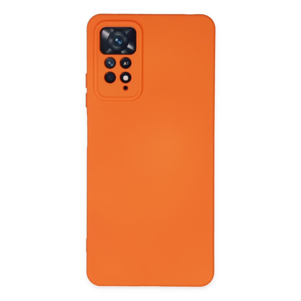 Note 11 Pro Kılıf Nano içi Kadife Silikon - Turuncu