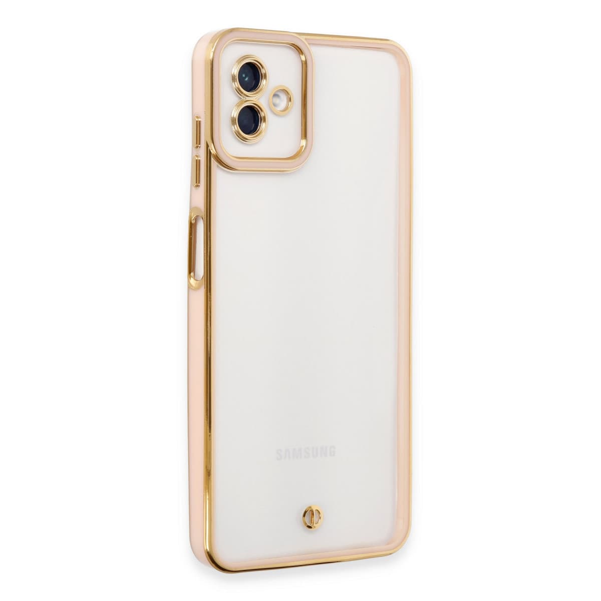 Galaxy A04 Kılıf Liva Lens Silikon - Rose
