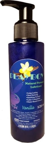 Playboy Vanilya Aromalı Doğal 125 ml / Playboy Vanilla Flavored Natural Lubricant 125 ml