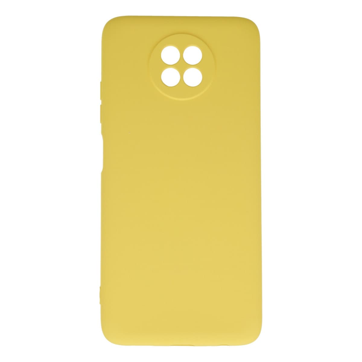Note 9 5G Kılıf Nano içi Kadife Silikon - Sarı