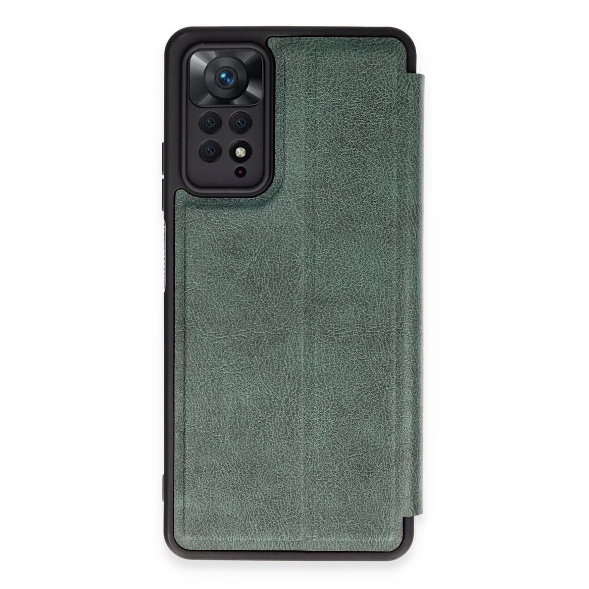 Note 12 Pro 4G Kılıf Flip Cover - Koyu Yeşil