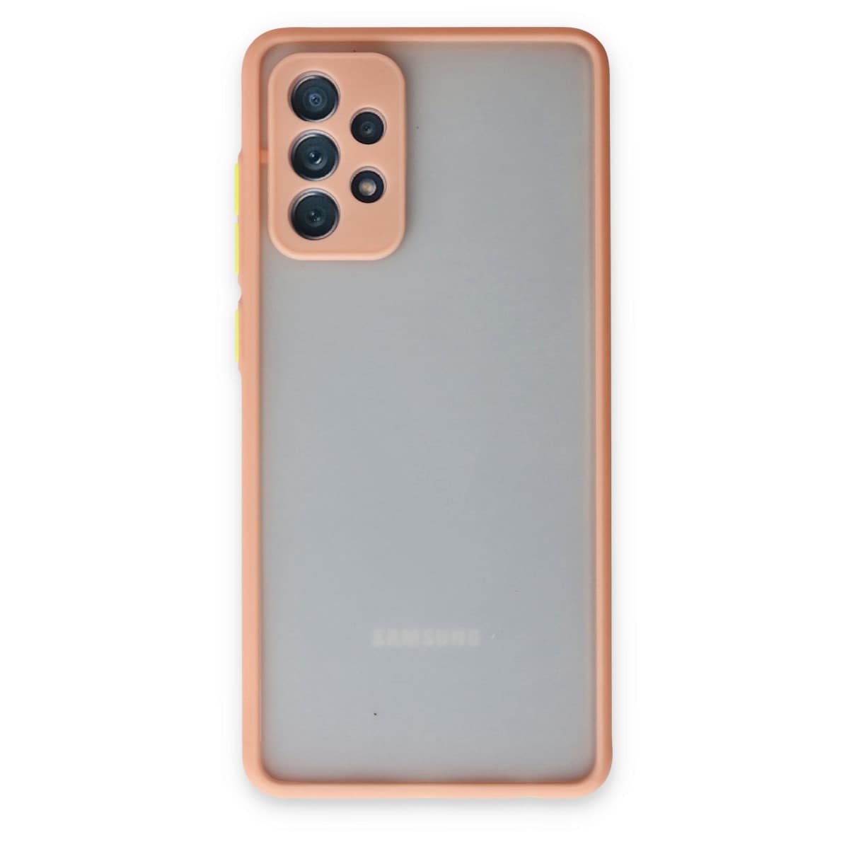 Galaxy A72 Kılıf Montreal Silikon Kapak - Pembe
