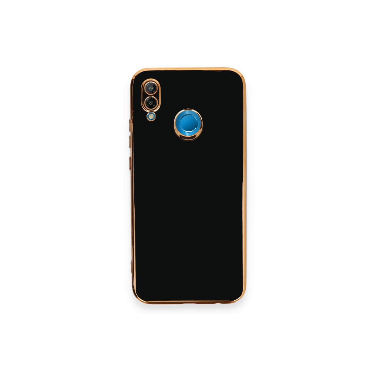 P20 Lite Kılıf Volet Silikon - Siyah
